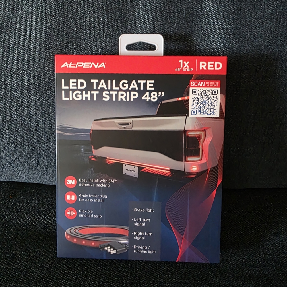 LED Tailgate Light Strip 48" - Red